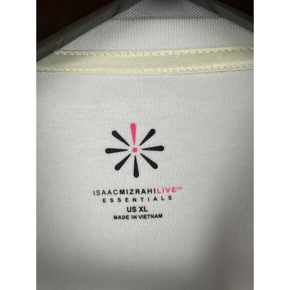 Women’s Isaac Mizrahi Live! XL White T-Shirt - Picture 6 of 6